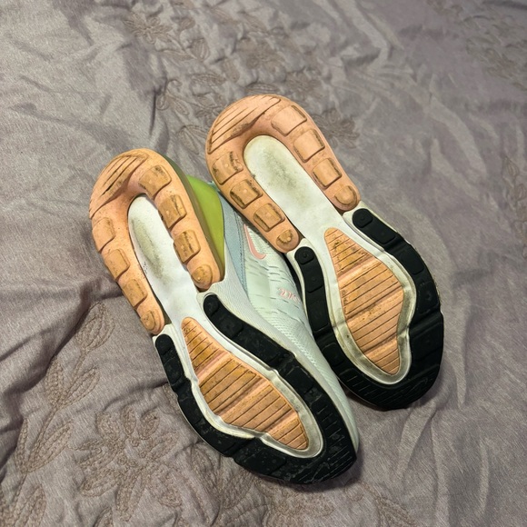 Nike Air Max 270 White and Pastel Athletic Shoes - Picture 3 of 4